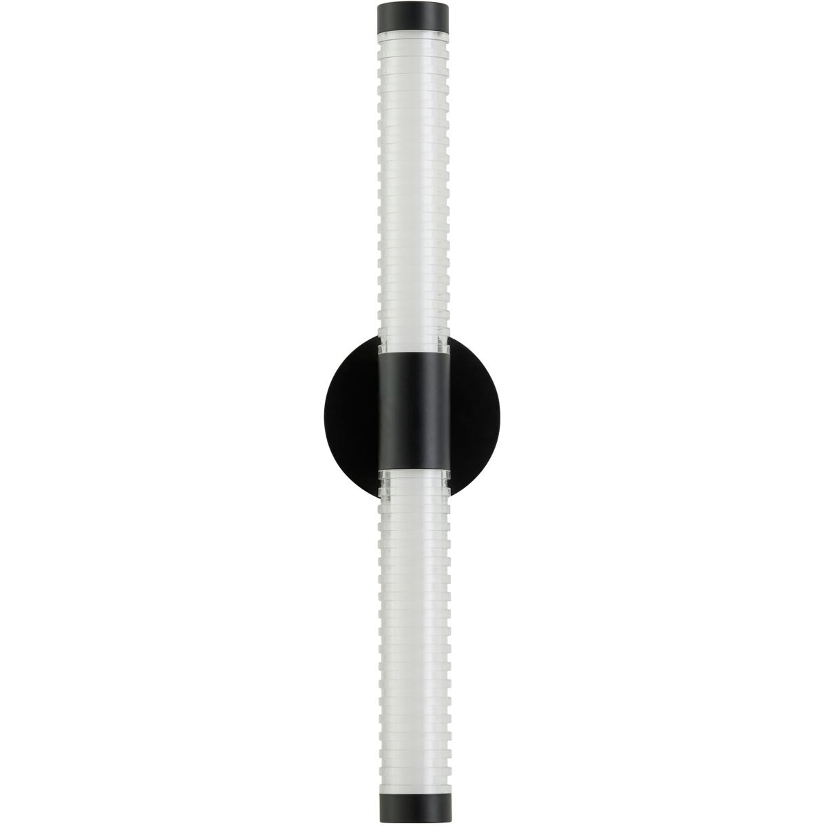 Oxygen Lighting 3-5214-15 Vaden 2 Light 22.25 inch Black Sconce Wall Light