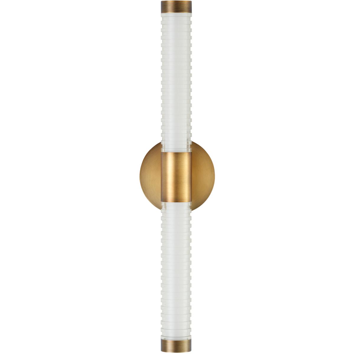 Oxygen Lighting 3-5214-56 Vaden 2 Light 22.25 inch Brushed Brass Sconce Wall Light