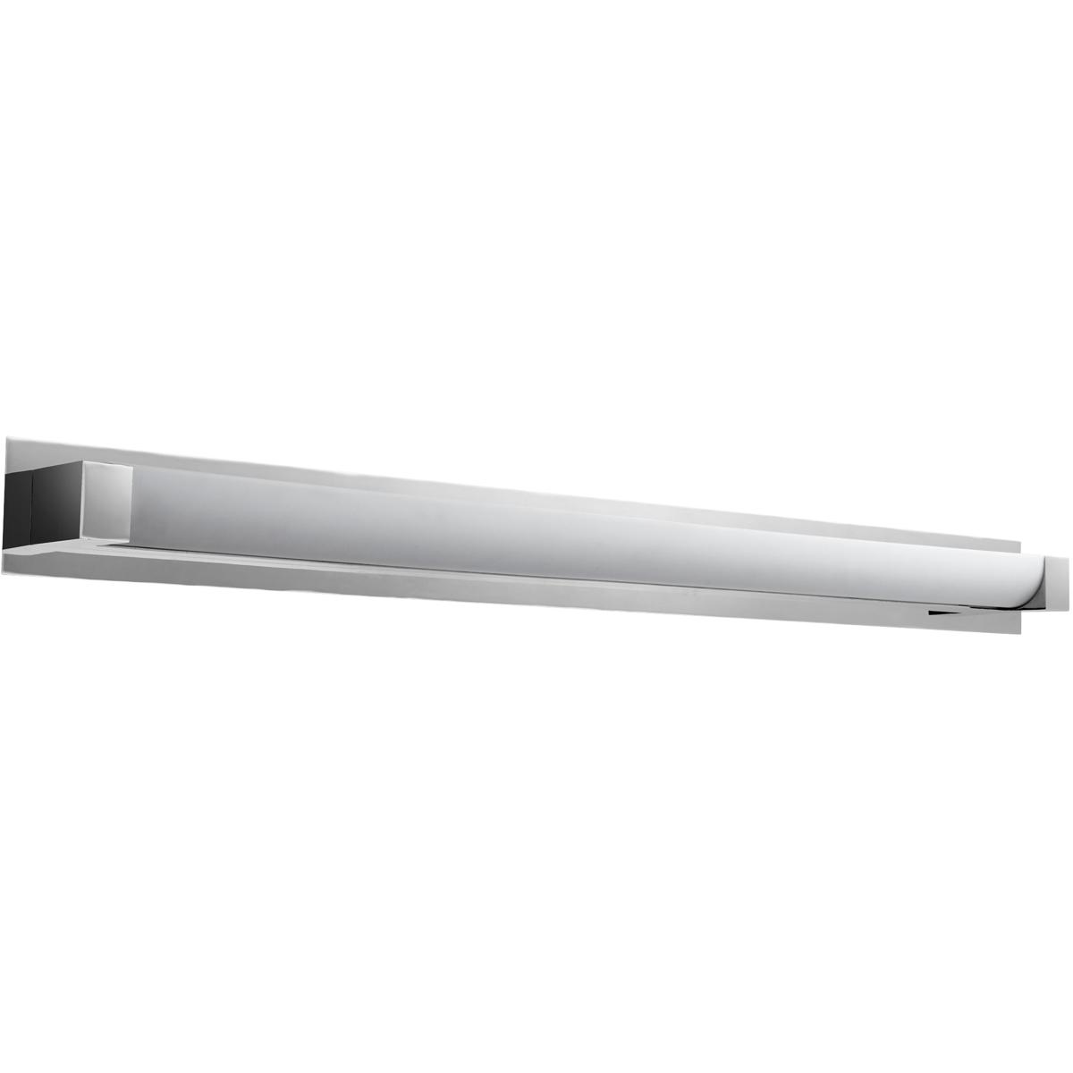 Oxygen Lighting 3-549-20-BP420 Balance 2 Light 53 inch Polished Nickel Vanity Light Wall Light, with Backplate Accessory