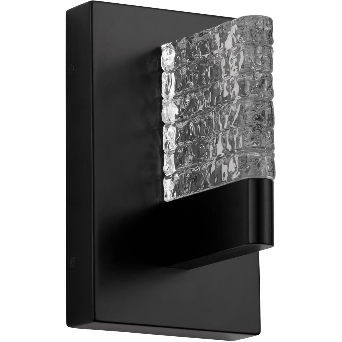 Oxygen Lighting 3-550-15 Gamma 1 Light 4.75 inch Black Wall Mount Wall Light