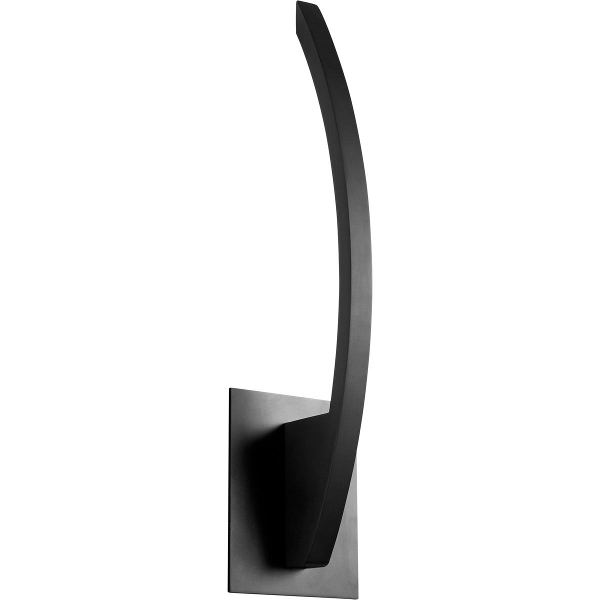 Oxygen Lighting 3-553-15 Bolo LED 3 inch Black Wall Sconce Wall Light