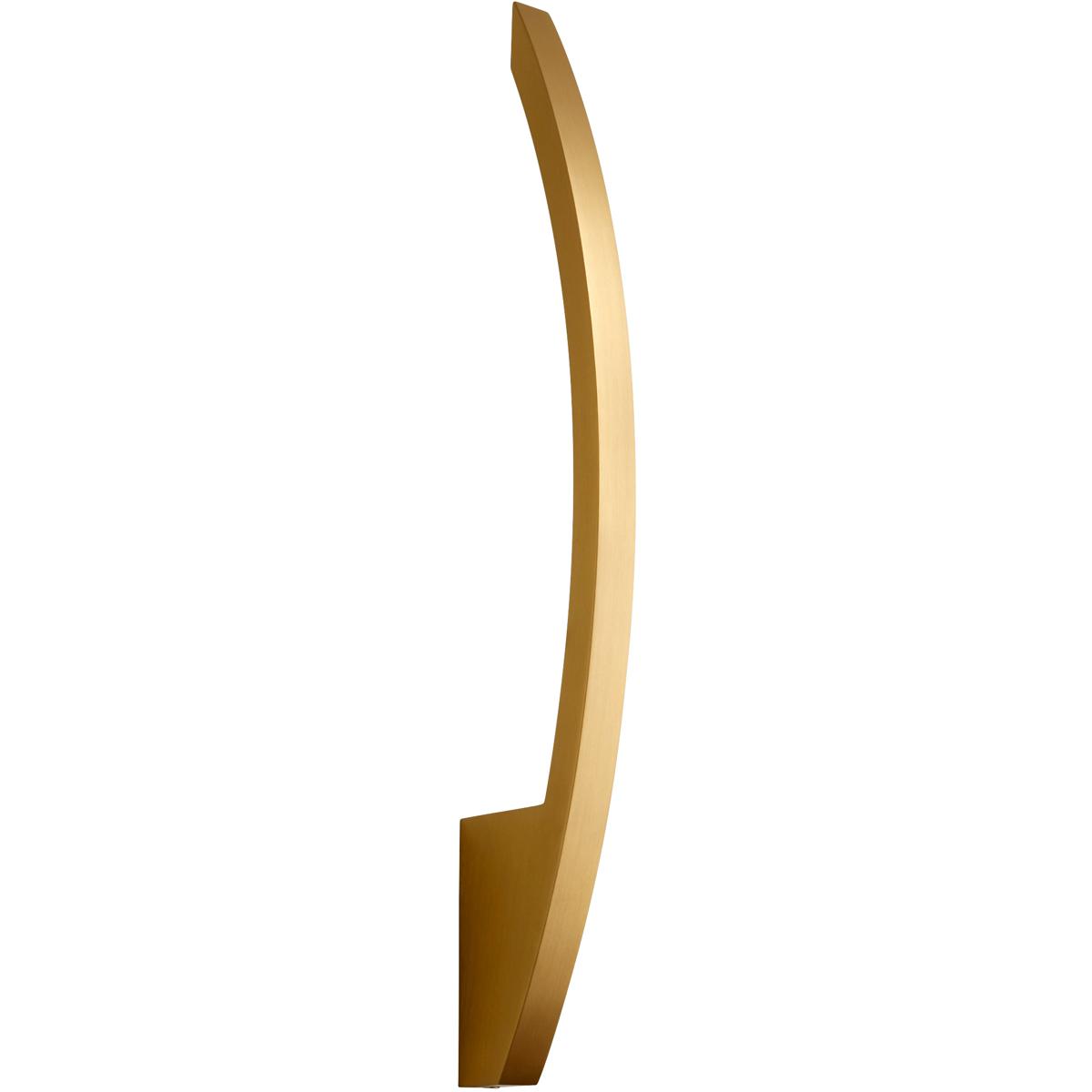 Oxygen Lighting 3-553-40 Bolo LED 3 inch Aged Brass Wall Sconce Wall Light