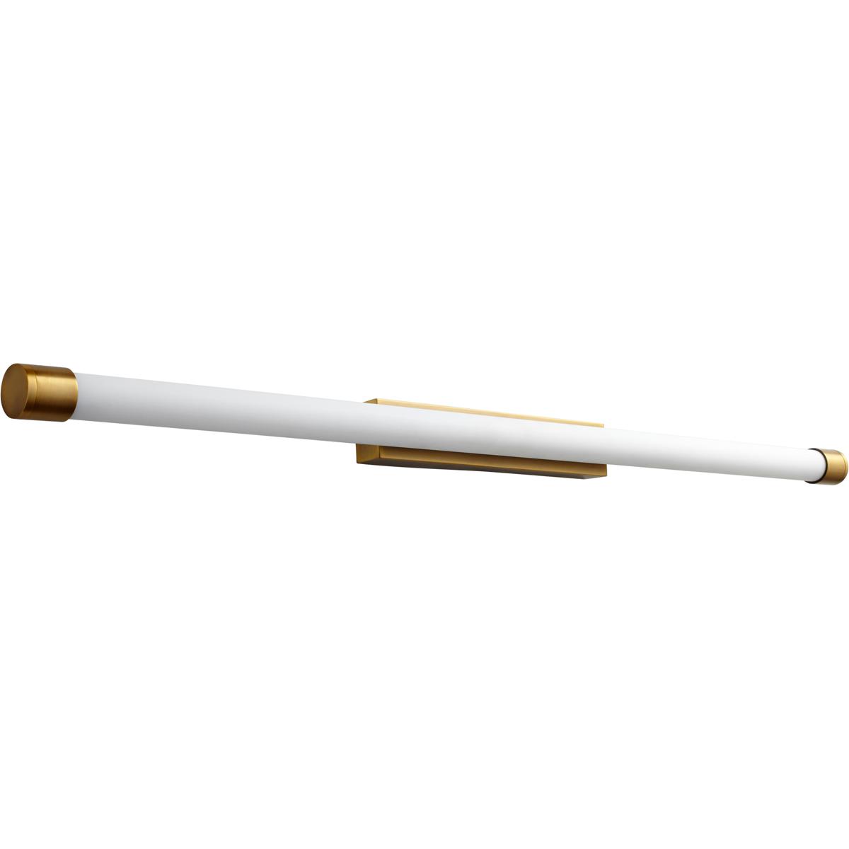 Oxygen Lighting 3-559-40 Zenith 2 Light 48 inch Aged Brass Vanity Light Wall Light