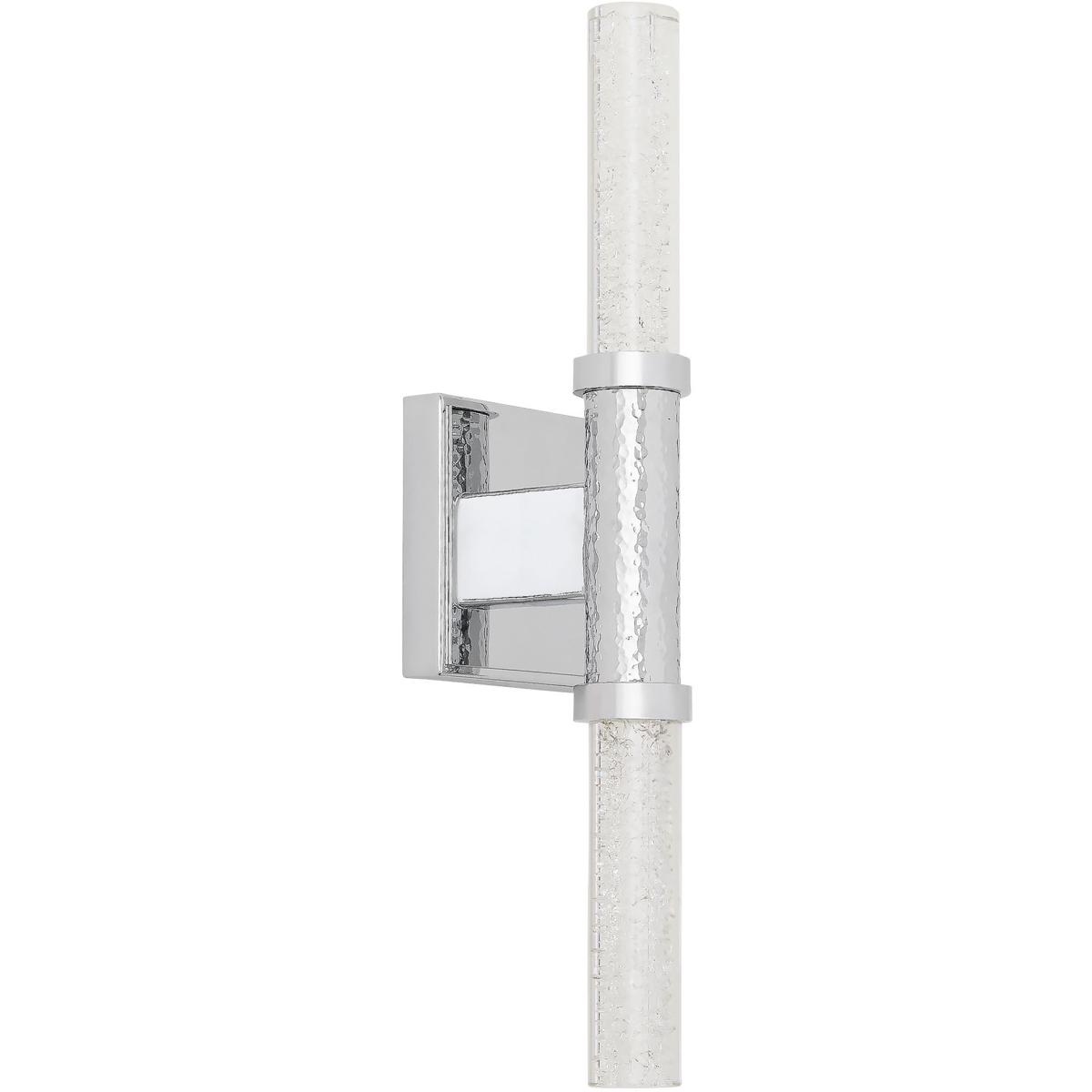 Oxygen Lighting 3-580-14 Monet 2 Light 18 inch Polished Chrome Sconce Wall Light