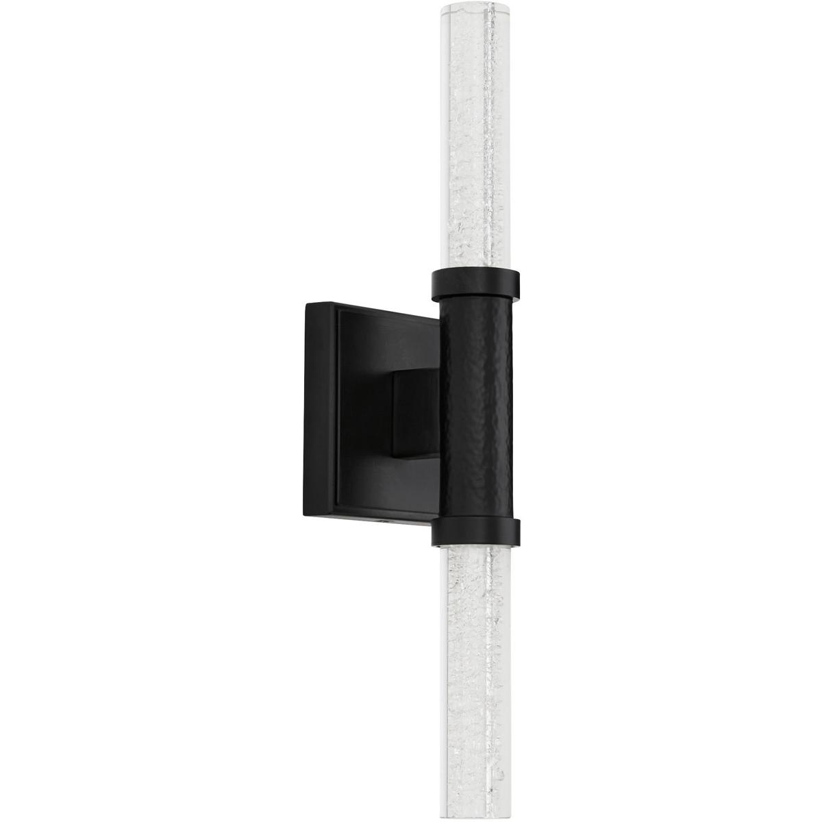 Oxygen Lighting 3-580-15 Monet 2 Light 4.75 inch Black Sconce Wall Light