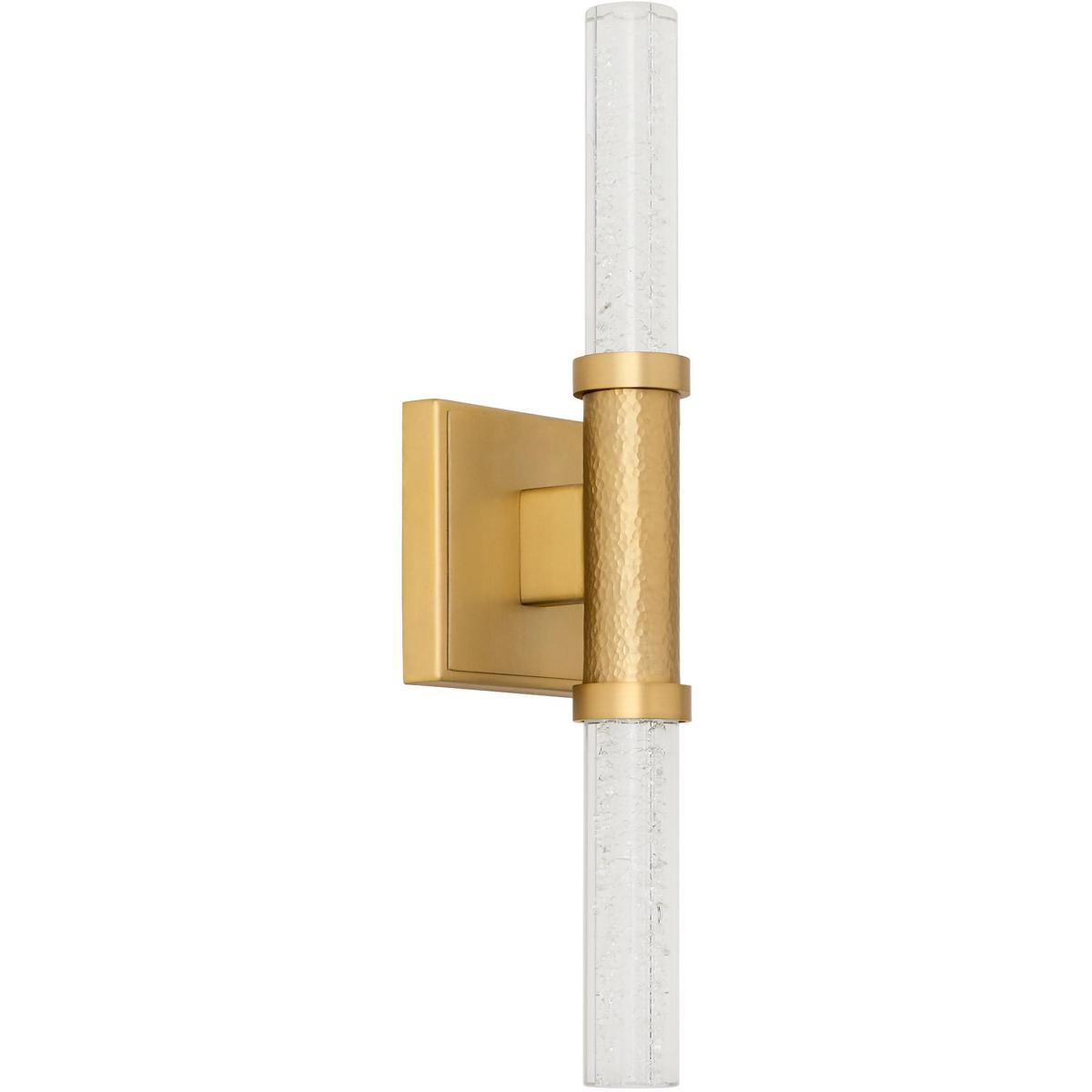 Oxygen Lighting 3-580-40 Monet 2 Light 4.75 inch Aged Brass Sconce Wall Light