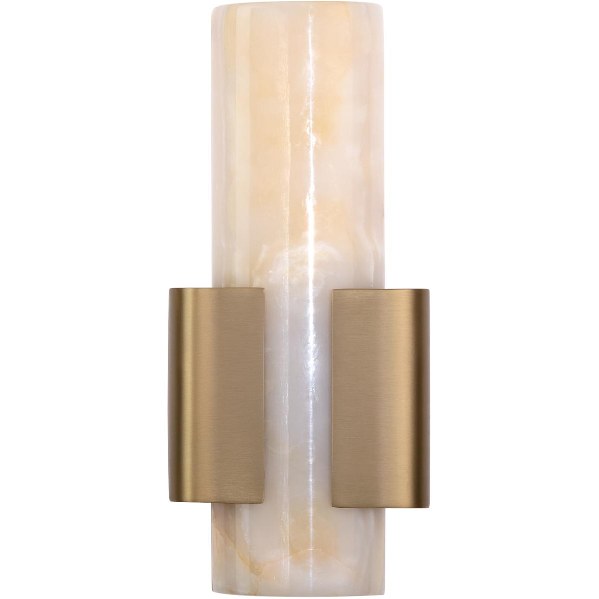 Oxygen Lighting 3-585-40 Virtue 1 Light 4.75 inch Aged Brass Sconce Wall Light