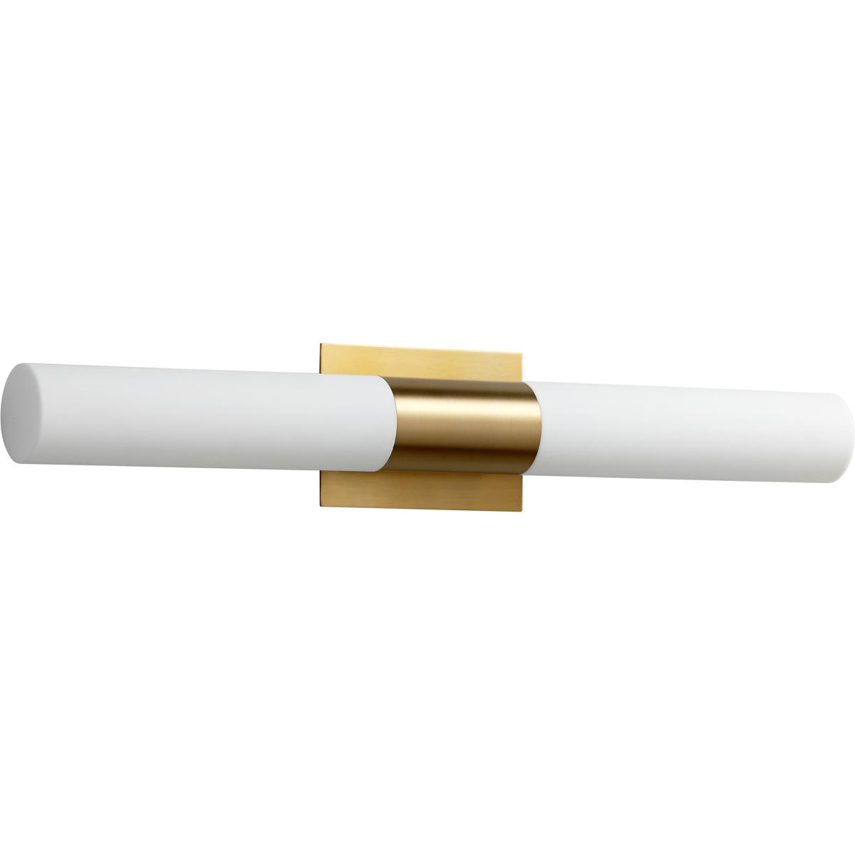 Oxygen Lighting 3-590-40 Magneta 2 Light 27 inch Aged Brass Vanity Light Wall Light