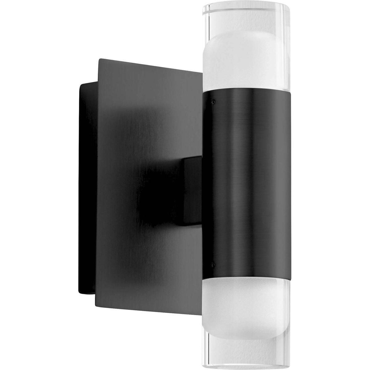 Oxygen Lighting 3-594-15 Alarum 2 Light 6 inch Black Sconce Wall Light
