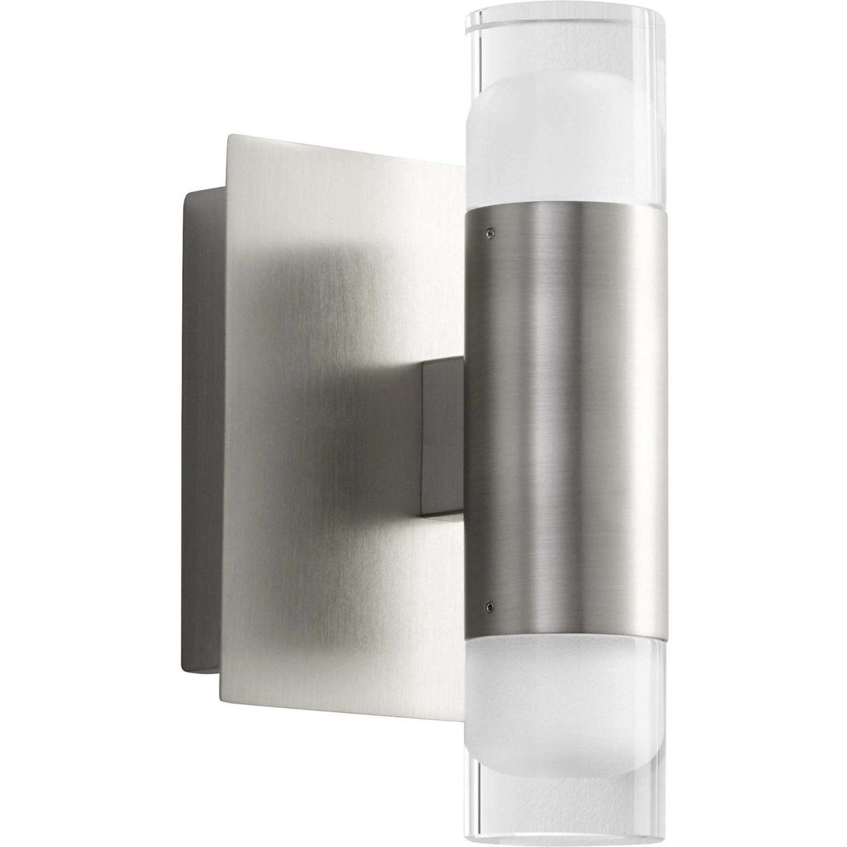 Oxygen Lighting 3-594-24 Alarum 2 Light 6 inch Satin Nickel Sconce Wall Light