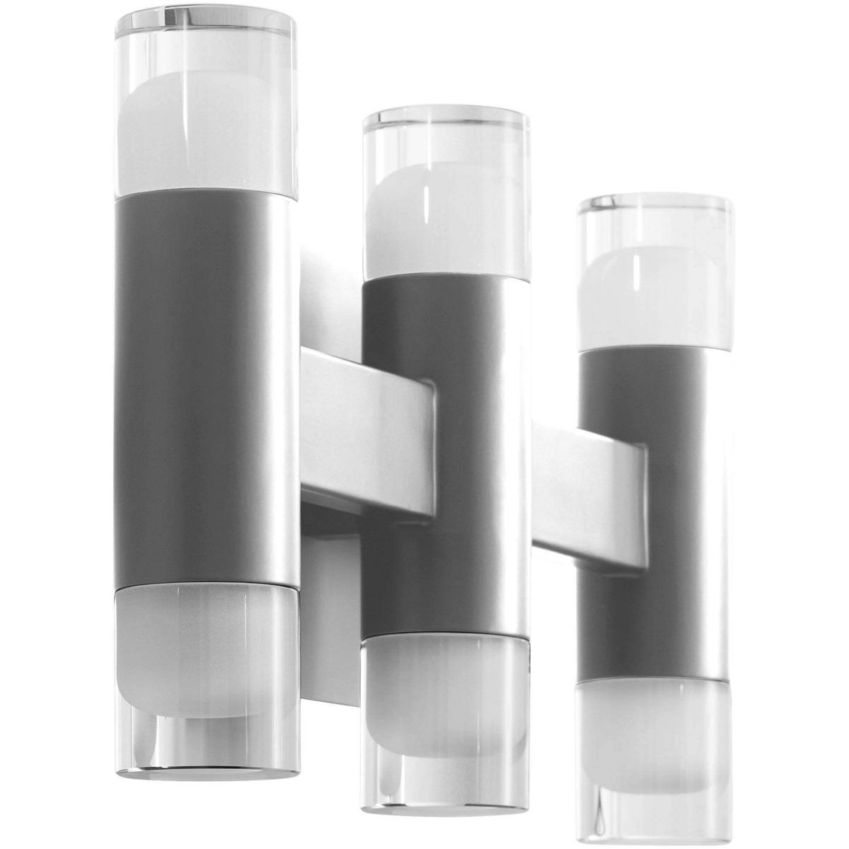 Oxygen Lighting 3-596-24 Alarum 6 Light 14 inch Satin Nickel Vanity Light Wall Light