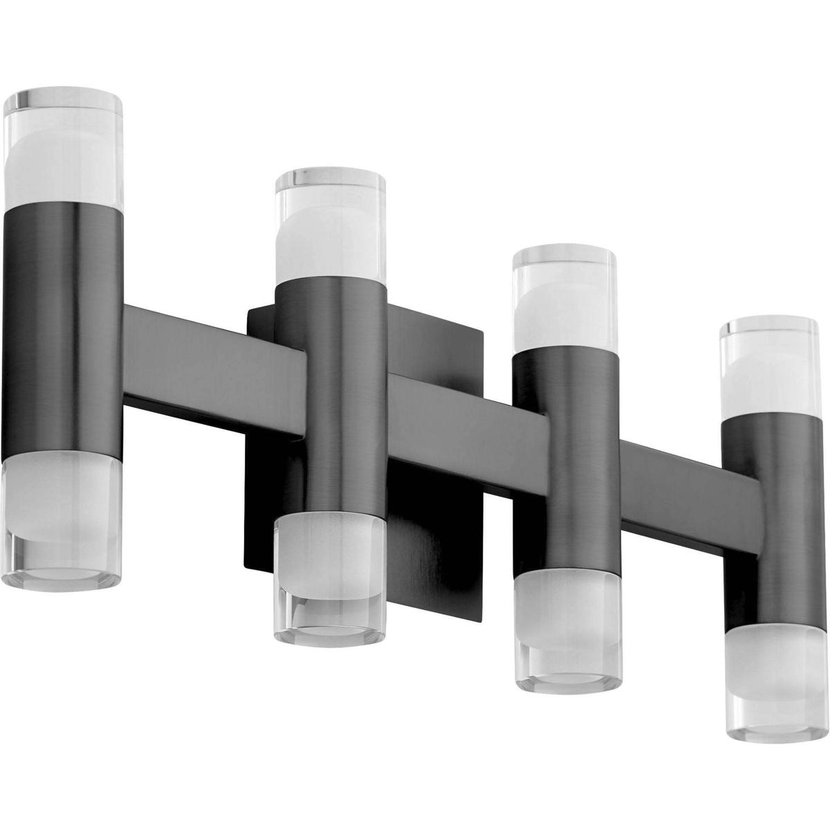 Oxygen Lighting 3-597-15 Alarum 8 Light 21 inch Black Vanity Light Wall Light