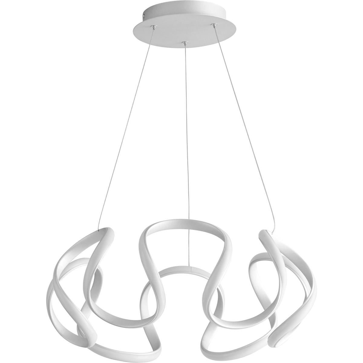 Oxygen Lighting 3-60-30 Cirro LED 22 inch Silver Graphite Pendant Ceiling Light
