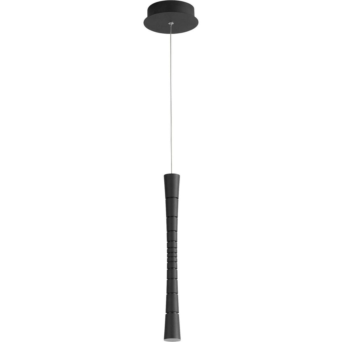 Oxygen Lighting 3-6004-15 Sabre 1 Light 5.5 inch Black Pendant Ceiling Light