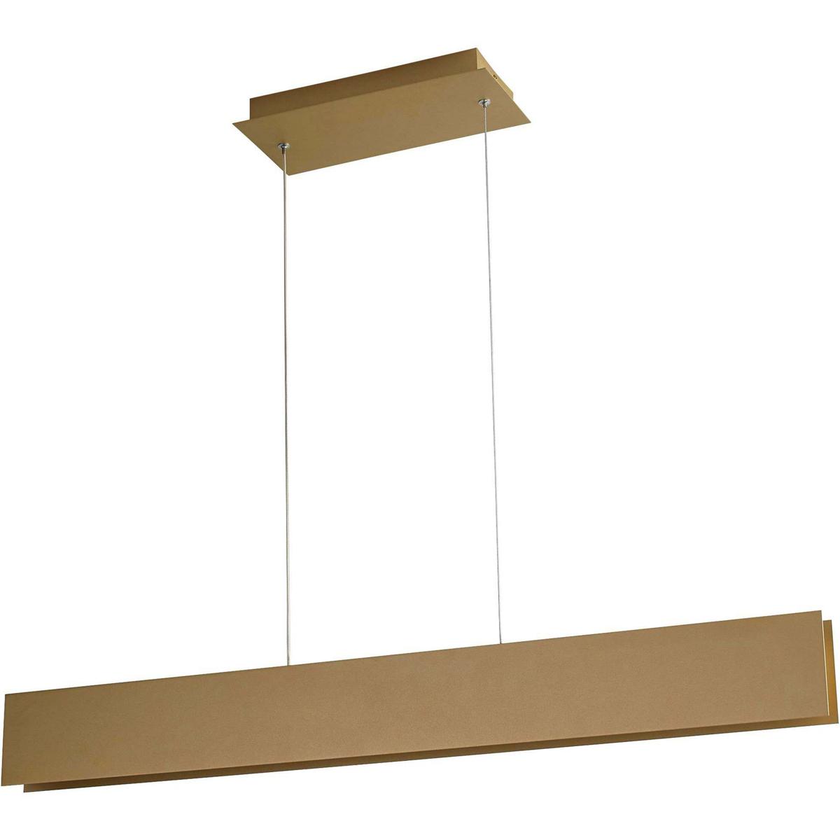 Oxygen Lighting 3-6017-60 Brio 1 Light 2 inch Powdered Gold Pendant Ceiling Light