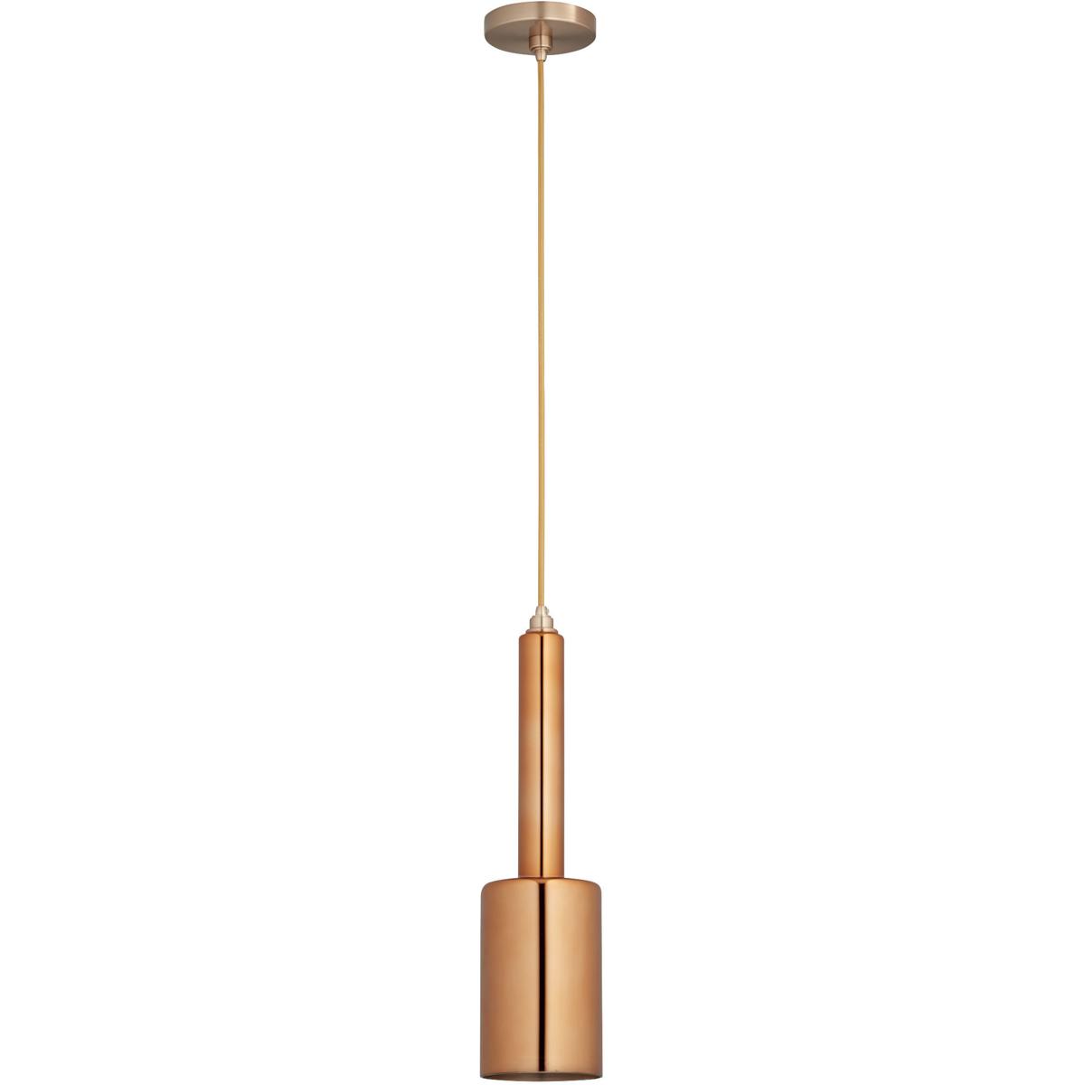 Oxygen Lighting 3-604-2525 Spindle 1 Light 5 inch Satin Copper Pendant Ceiling Light