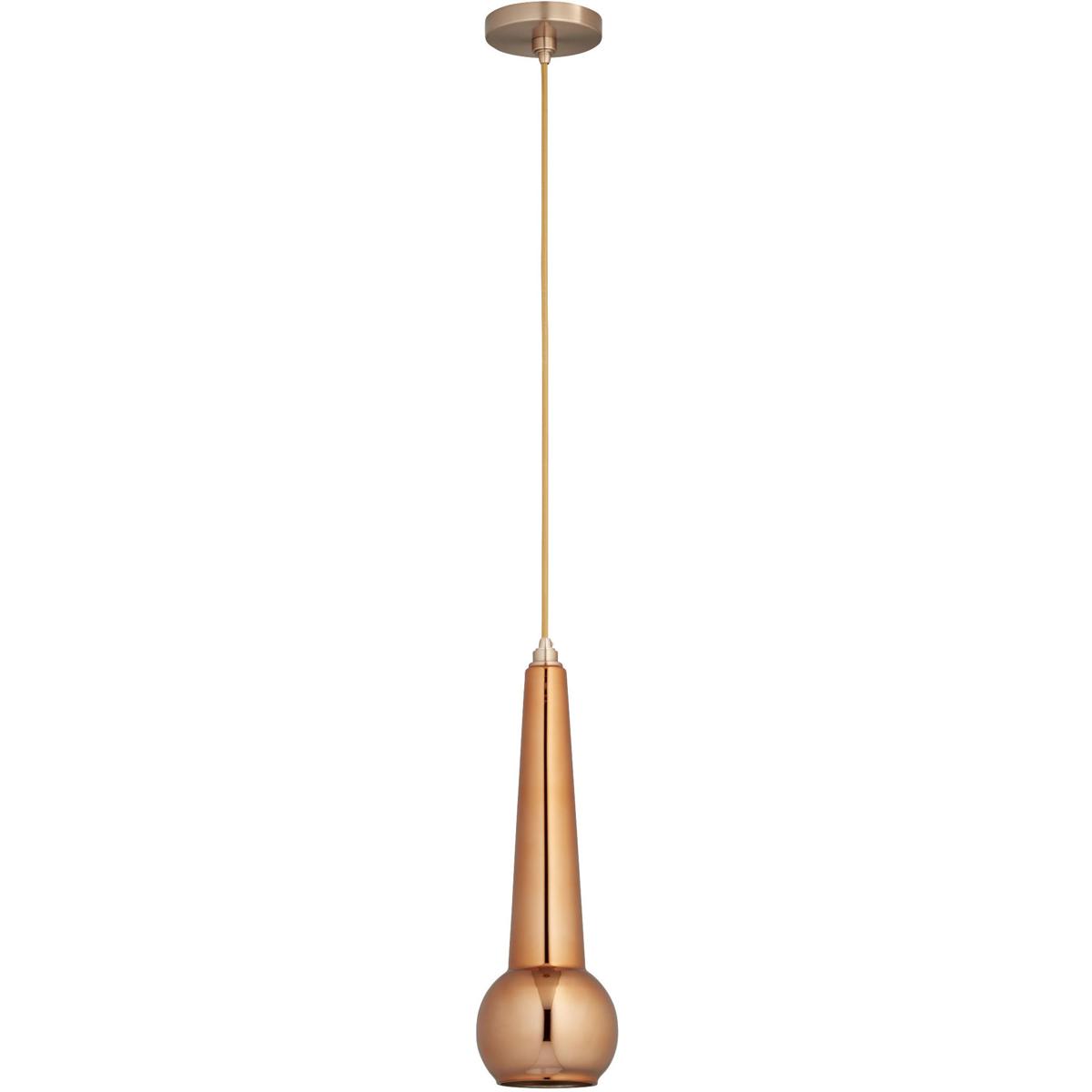 Oxygen Lighting 3-606-2525 Comet 1 Light 5.25 inch Copper Pendant Ceiling Light
