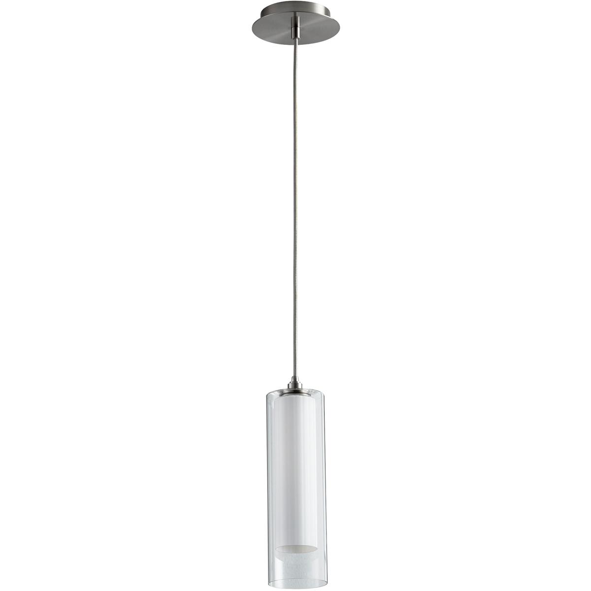 Oxygen Lighting 3-609-35124 Gratis 1 Light 3.75 inch Satin Nickel Pendant Ceiling Light