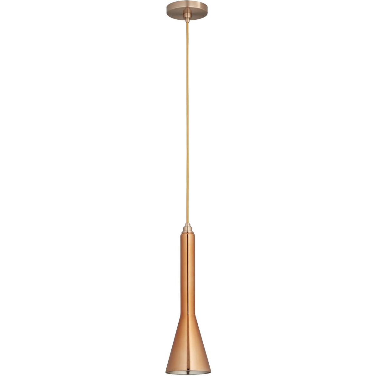Oxygen Lighting 3-611-2525 Liberty 1 Light 5 inch Copper Pendant Ceiling Light
