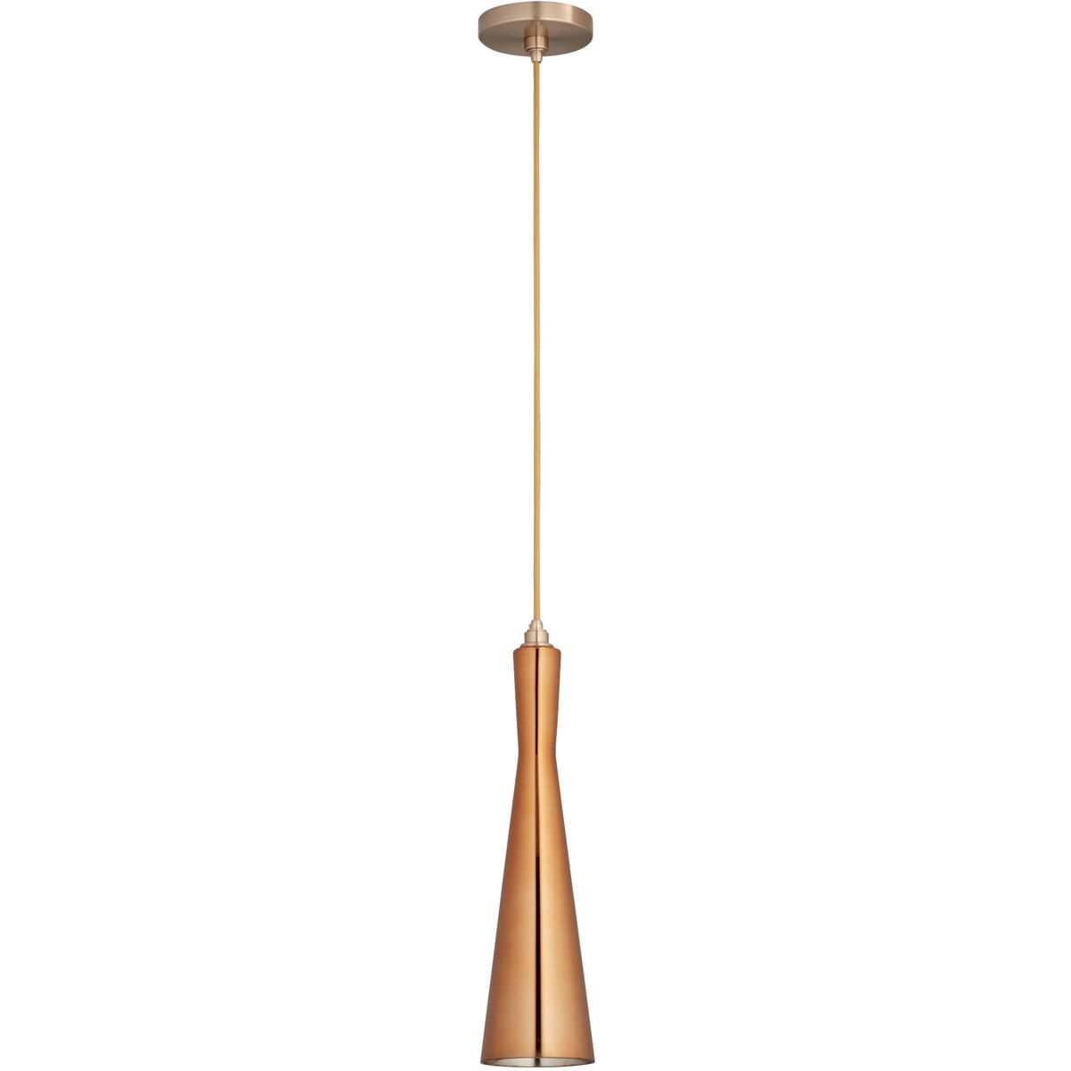 Oxygen Lighting 3-613-2525 Cornet 1 Light 4.25 inch Copper Pendant Ceiling Light