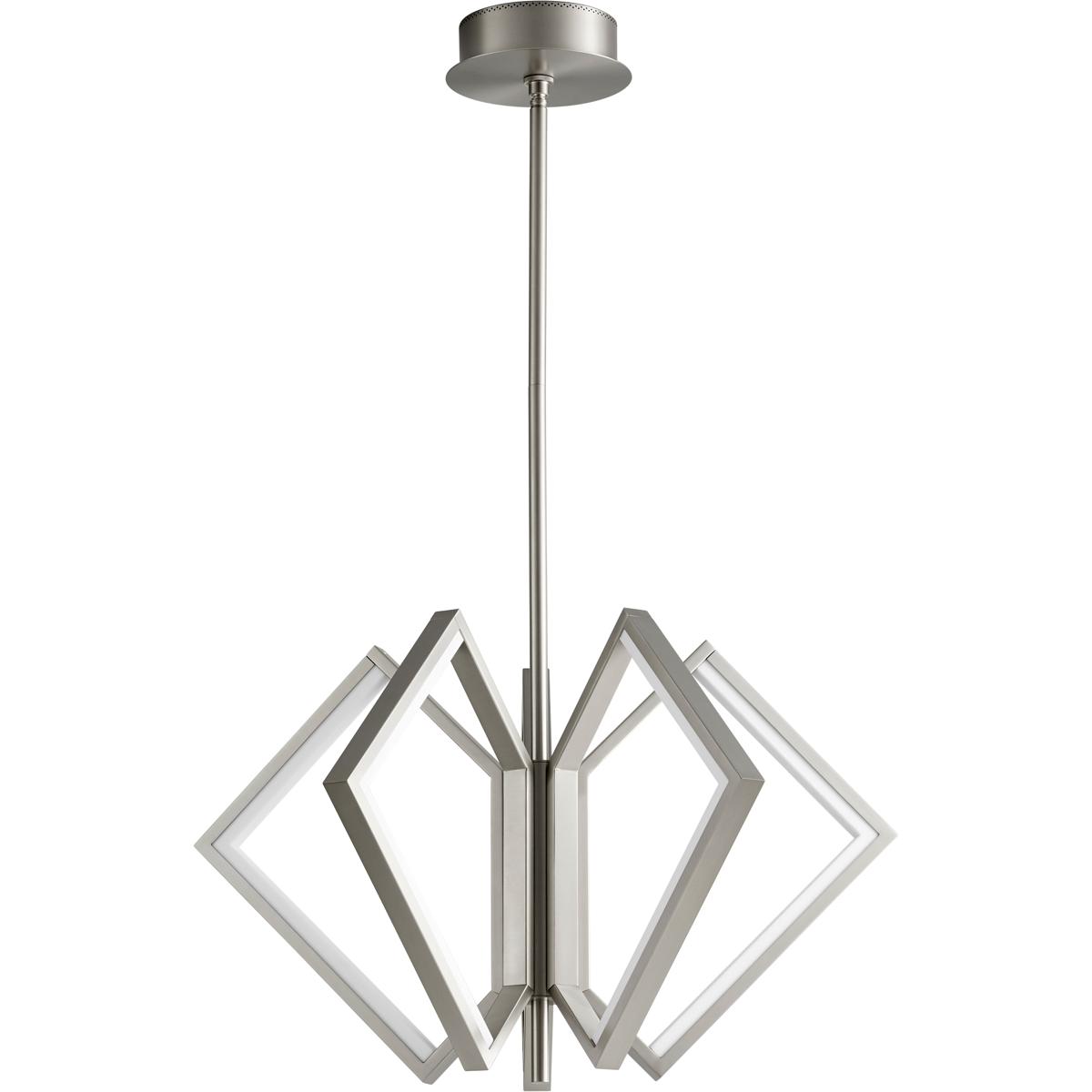 Oxygen Lighting 3-6143-24 Acadia LED 30 inch Satin Nickel Pendant Ceiling Light