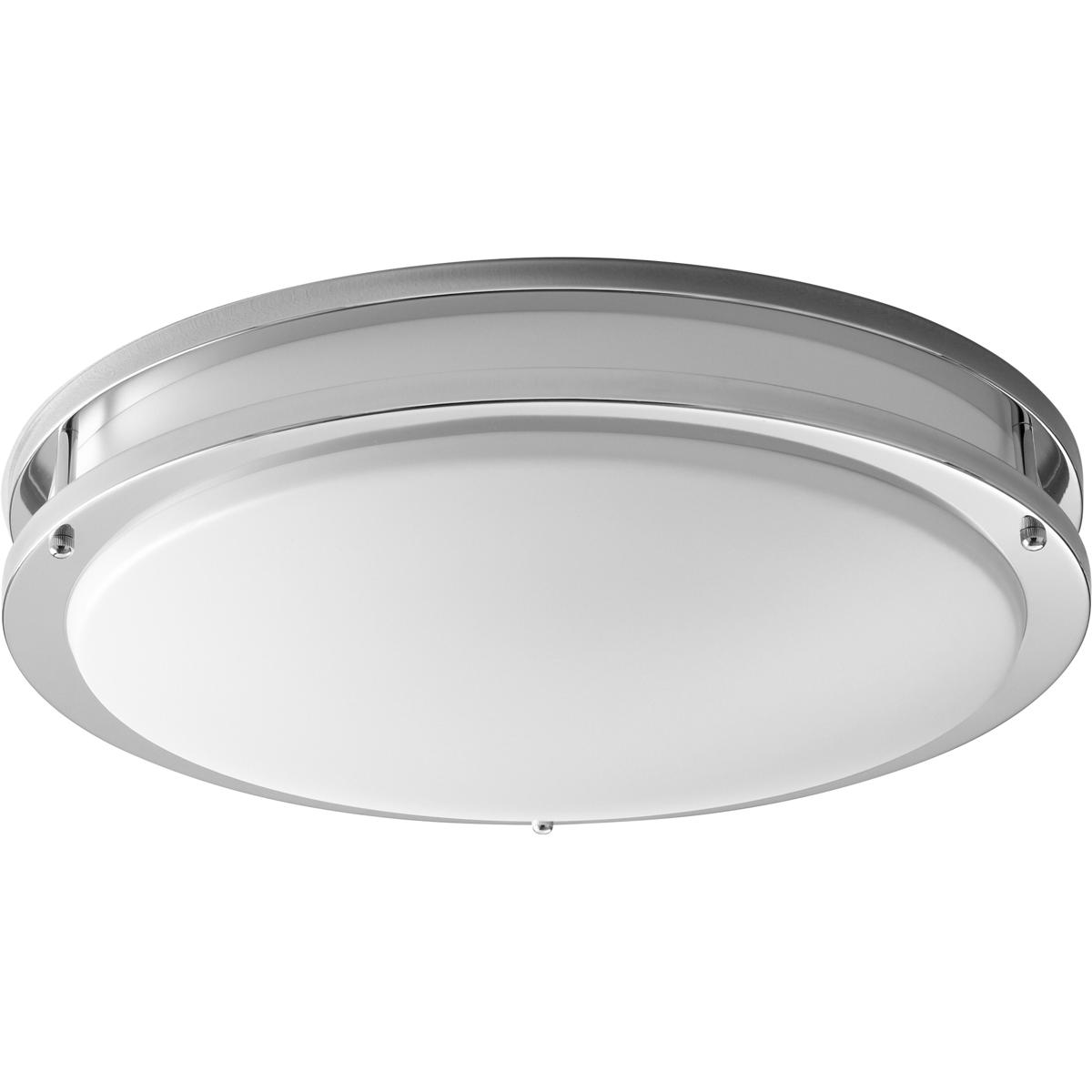 Oxygen Lighting 3-620-14-EM Oracle 2 Light 18 inch Polished Chrome Flush Mount Ceiling Light