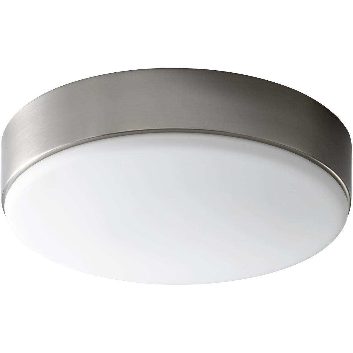 Oxygen Lighting 3-624-24 Journey 2 Light 14 inch Satin Nickel Flush Mount Ceiling Light
