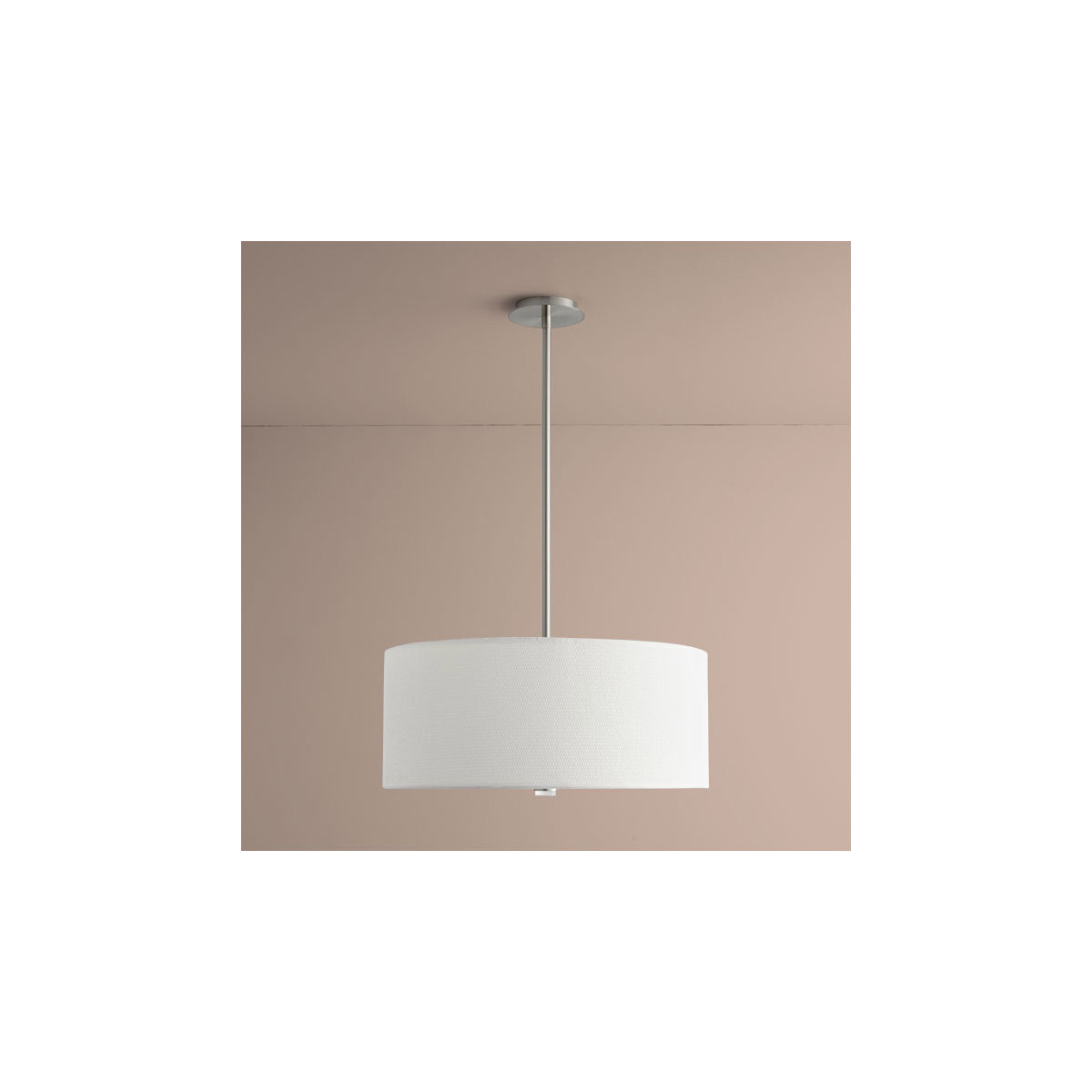 Oxygen Lighting 3-639-24 Echo 3 Light 24 inch Satin Nickel Pendant Ceiling Light
