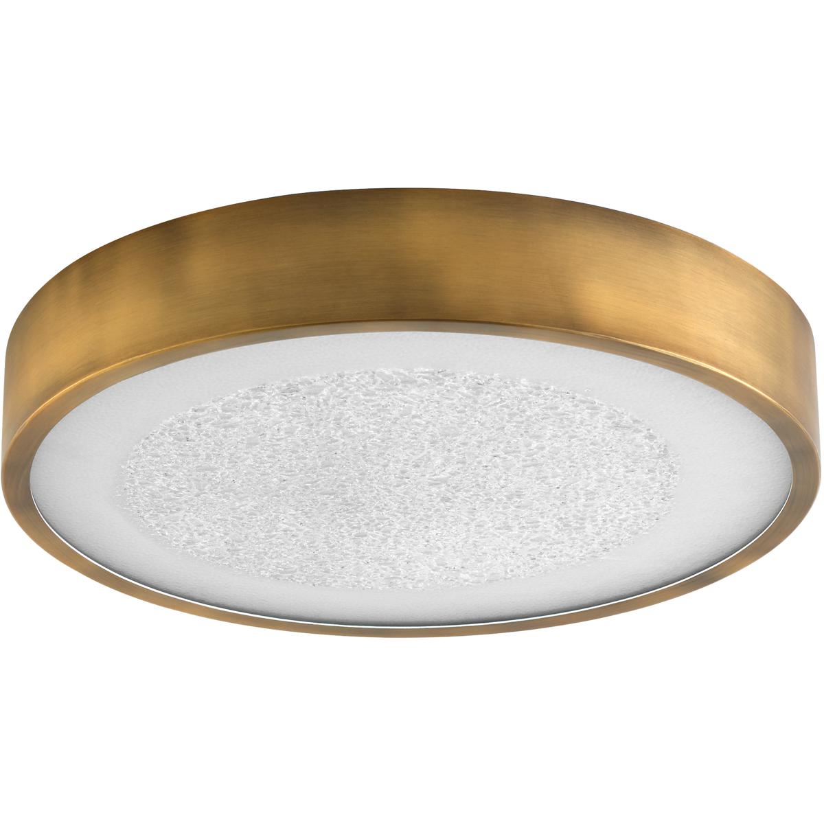 Oxygen Lighting 3-655-56 Floe 18 inch Brushed Brass Flush Mount Ceiling Light