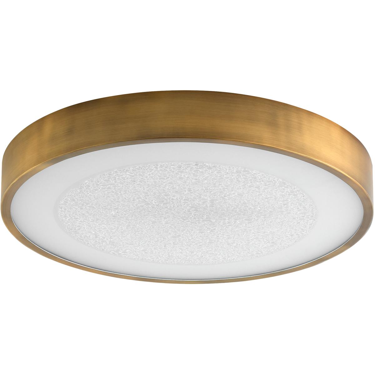 Oxygen Lighting 3-656-56 Floe 24 inch Brushed Brass Flush Mount Ceiling Light