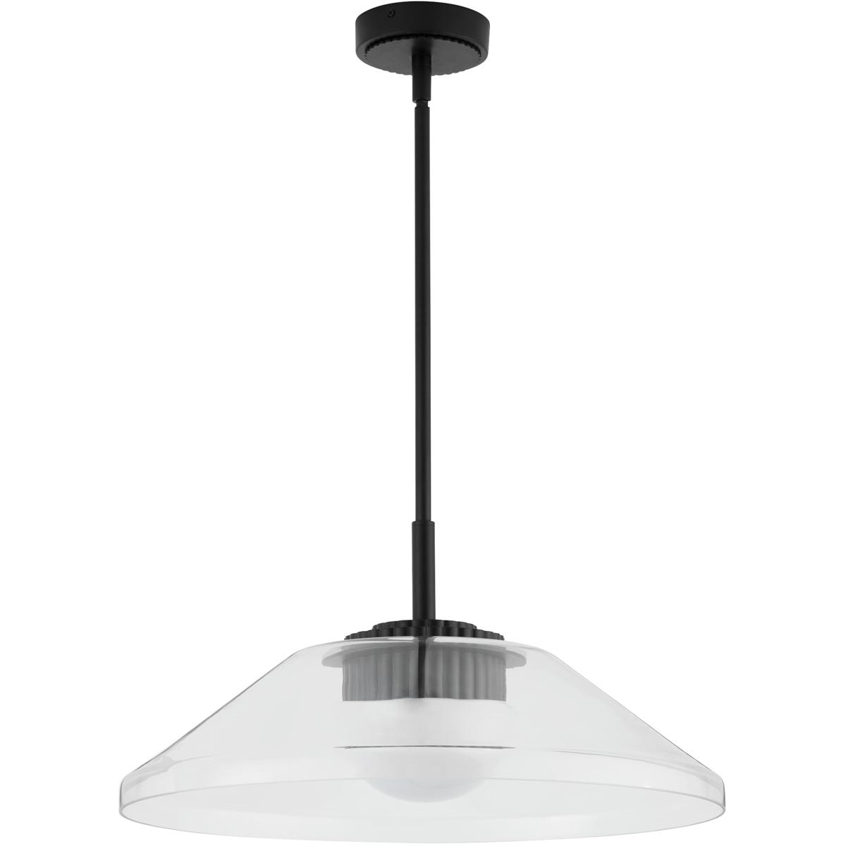 Oxygen Lighting 3-659-15 Eros 22 inch Black Pendant Ceiling Light