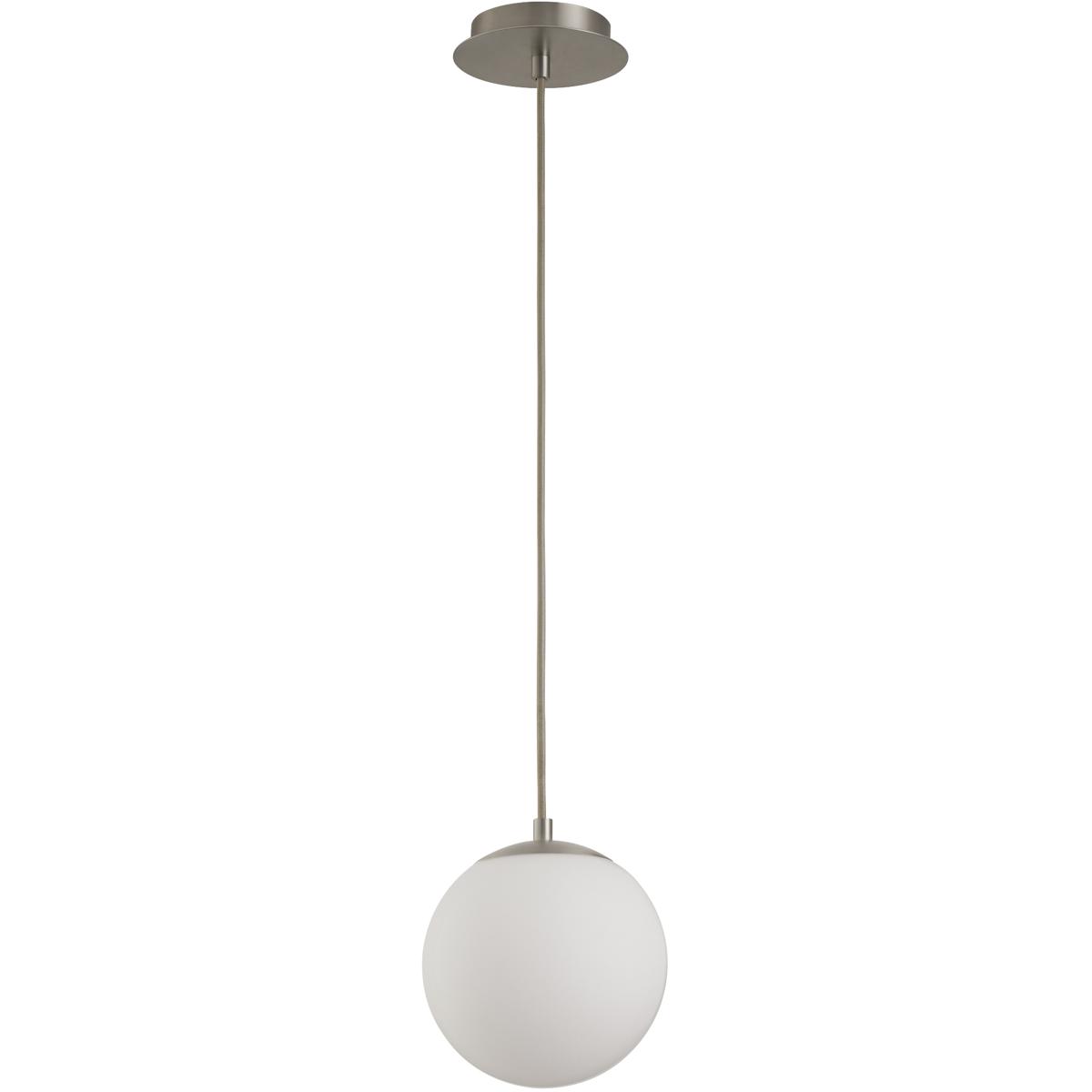 Oxygen Lighting 3-6710-24 Luna 8 inch Satin Nickel Pendant Ceiling Light