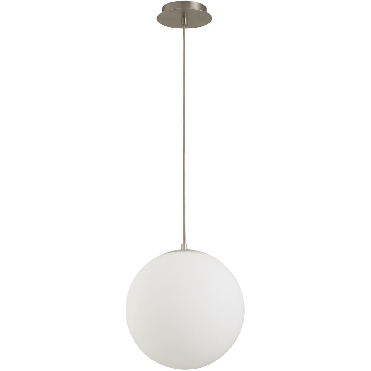 Oxygen Lighting 3-6730-24 Luna 12 inch Satin Nickel Pendant Ceiling Light