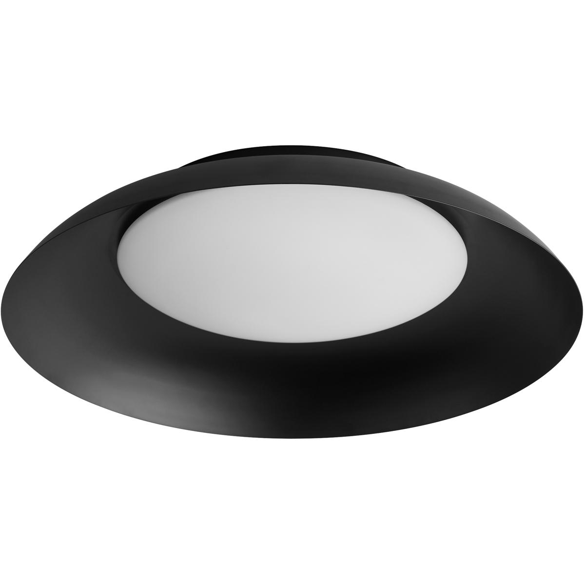 Oxygen Lighting 3-679-15 Bongo LED 19.75 inch Black Flush Mount Ceiling Light