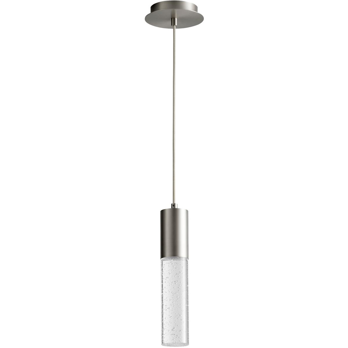 Oxygen Lighting 3-69-3524 Spirit 1 Light 2.75 inch Satin Nickel Pendant Ceiling Light