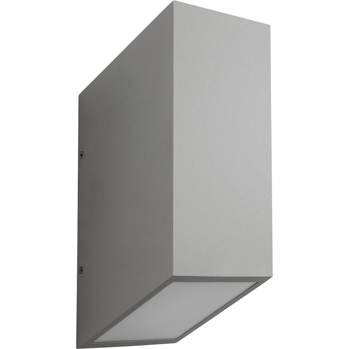 Oxygen Lighting 3-701-16 Uno 2 Light 14 inch Grey Outdoor Wall Sconce