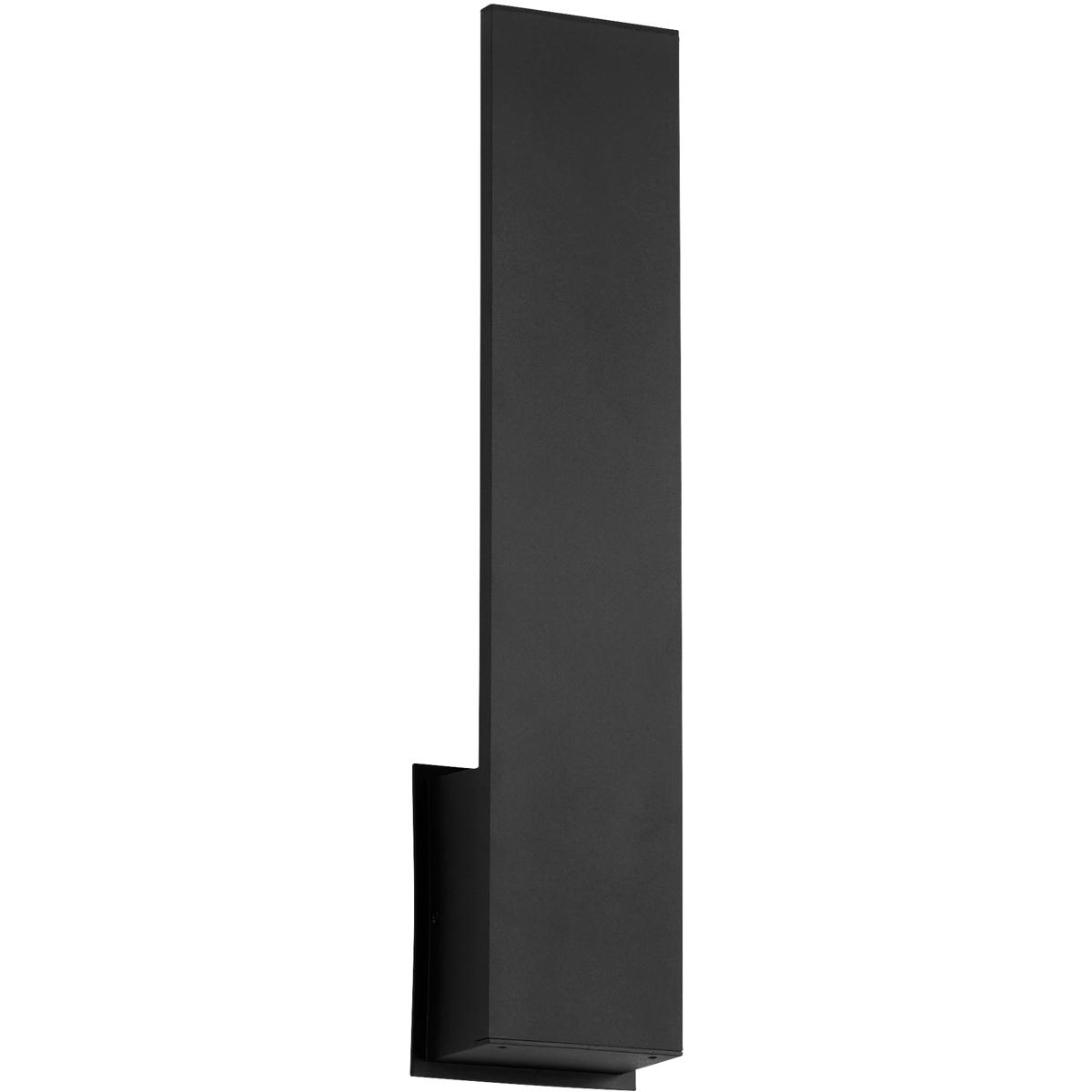 Oxygen Lighting 3-749-15 Icon 1 Light 20 inch Black Outdoor Wall Sconce