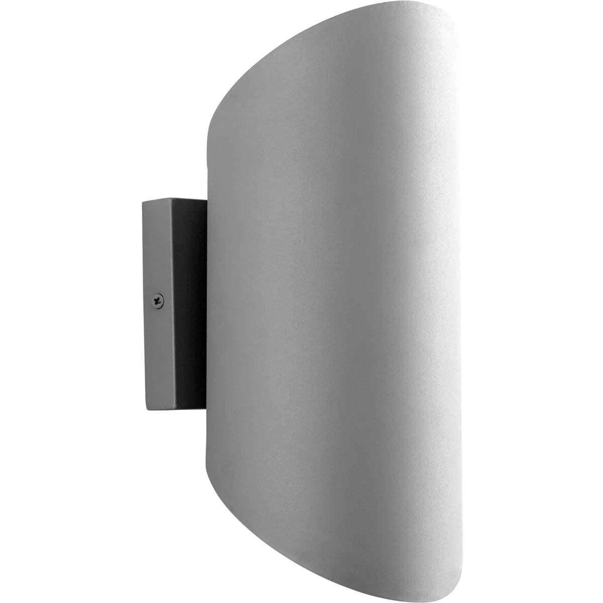 Oxygen Lighting 3-752-16 Scope 2 Light 12 inch Grey Outdoor Wall Sconce