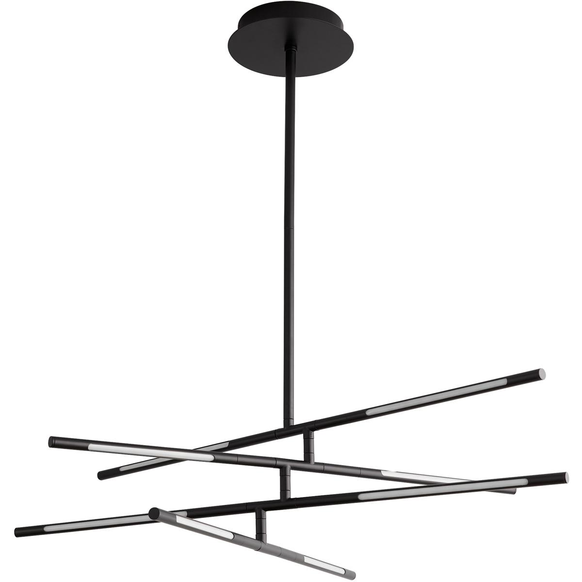 Oxygen Lighting 3-804-15 Palillos LED 33 inch Black Pendant Ceiling Light