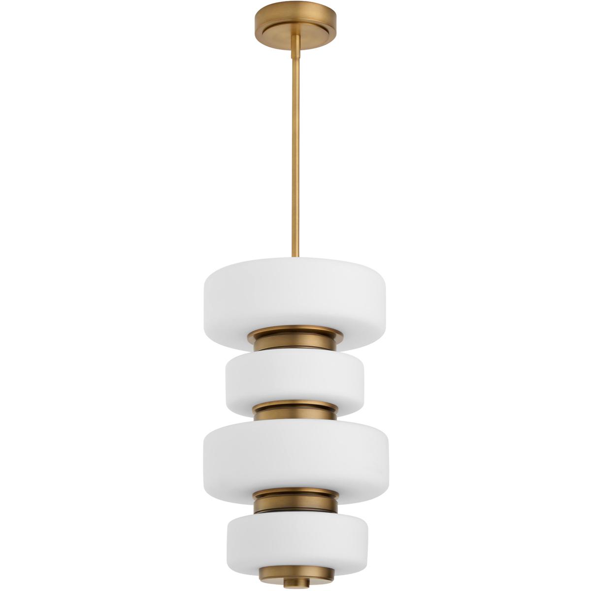 Oxygen Lighting 3-81-56 Favo 13.5 inch Brushed Brass Pendant Ceiling Light