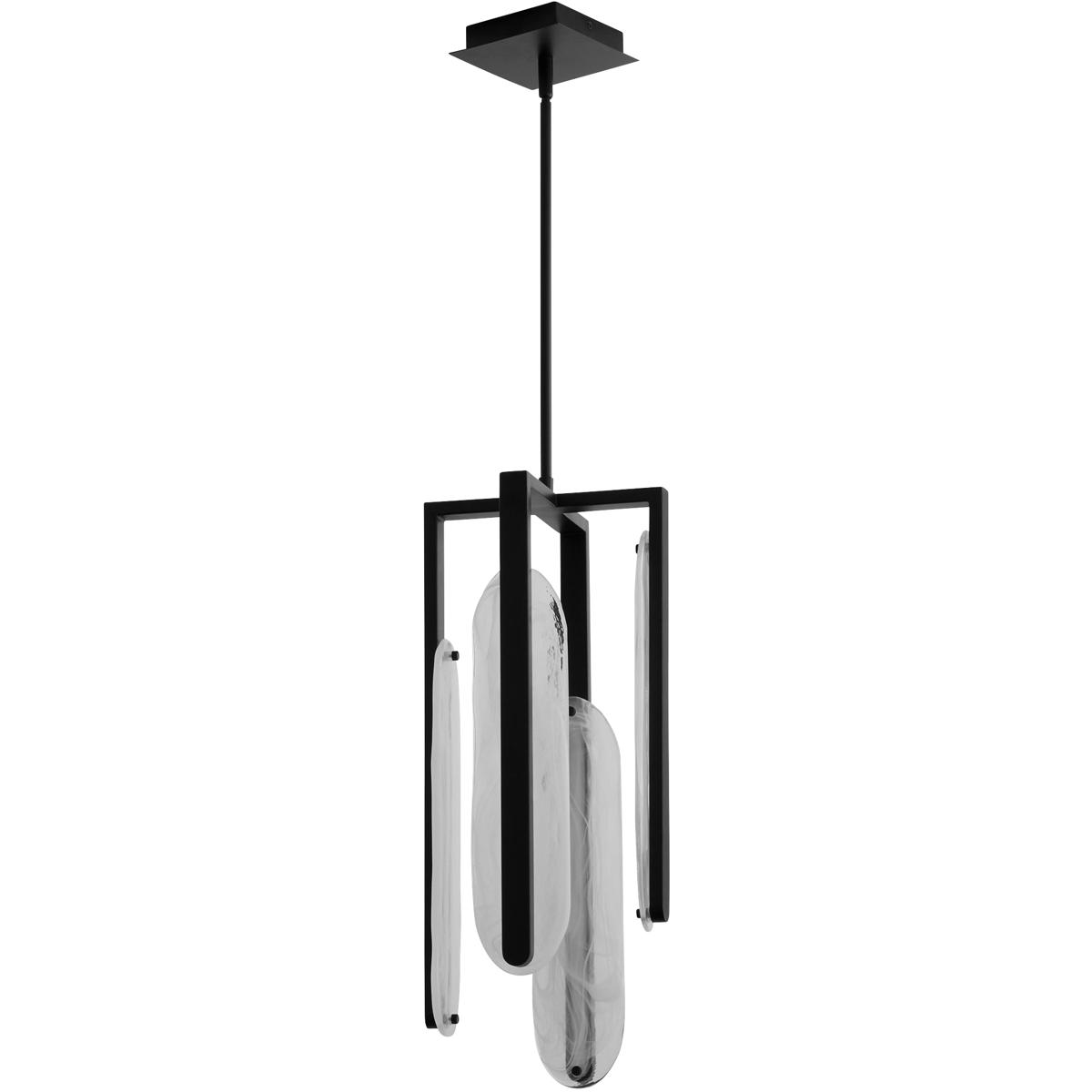 Oxygen Lighting 3-8145-15 Avian 4 Light 10 inch Black Pendant Ceiling Light