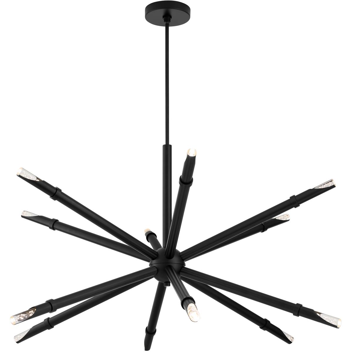 Oxygen Lighting 3-878-15 Ionis 12 Light 42 inch Black Pendant Ceiling Light