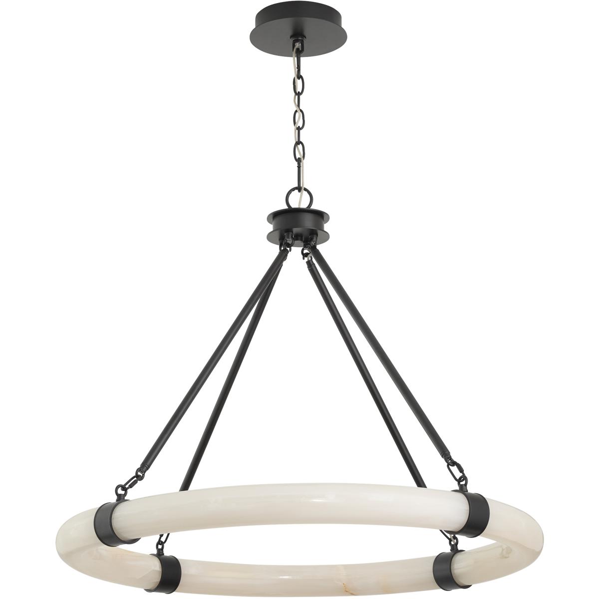 Oxygen Lighting 3-885-15 Virtue 32 inch Black Pendant Ceiling Light