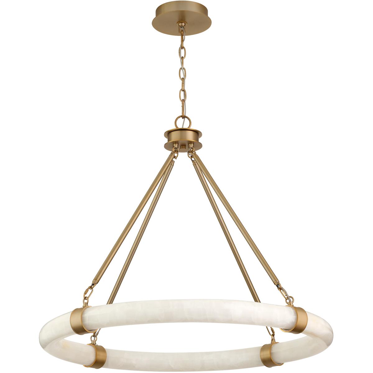 Oxygen Lighting 3-885-40 Virtue 32 inch Aged Brass Pendant Ceiling Light