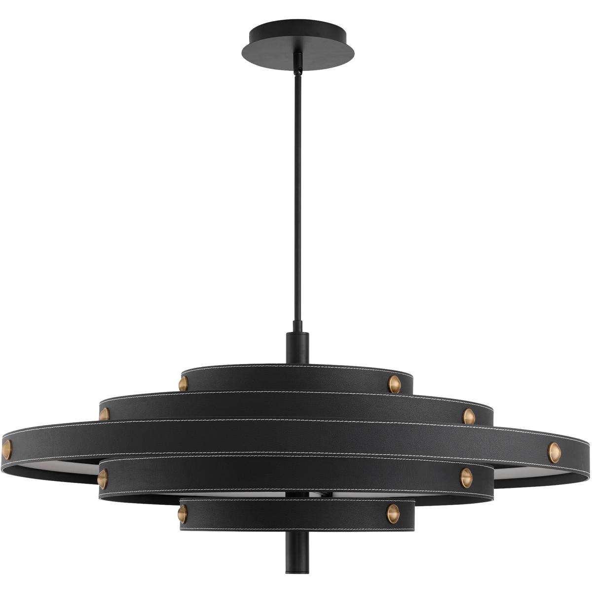Oxygen Lighting 3-892-15 Borealis 5 Light 36 inch Black Pendant Ceiling Light