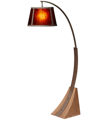 Poly Dark Rust Floor Lamp Portable Light, Micah Arched Floor Lamps