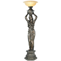 Pacific Coast 85-3649-20 Young Maiden 74 inch 150 watt Bronze Torchiere Portable Light photo thumbnail