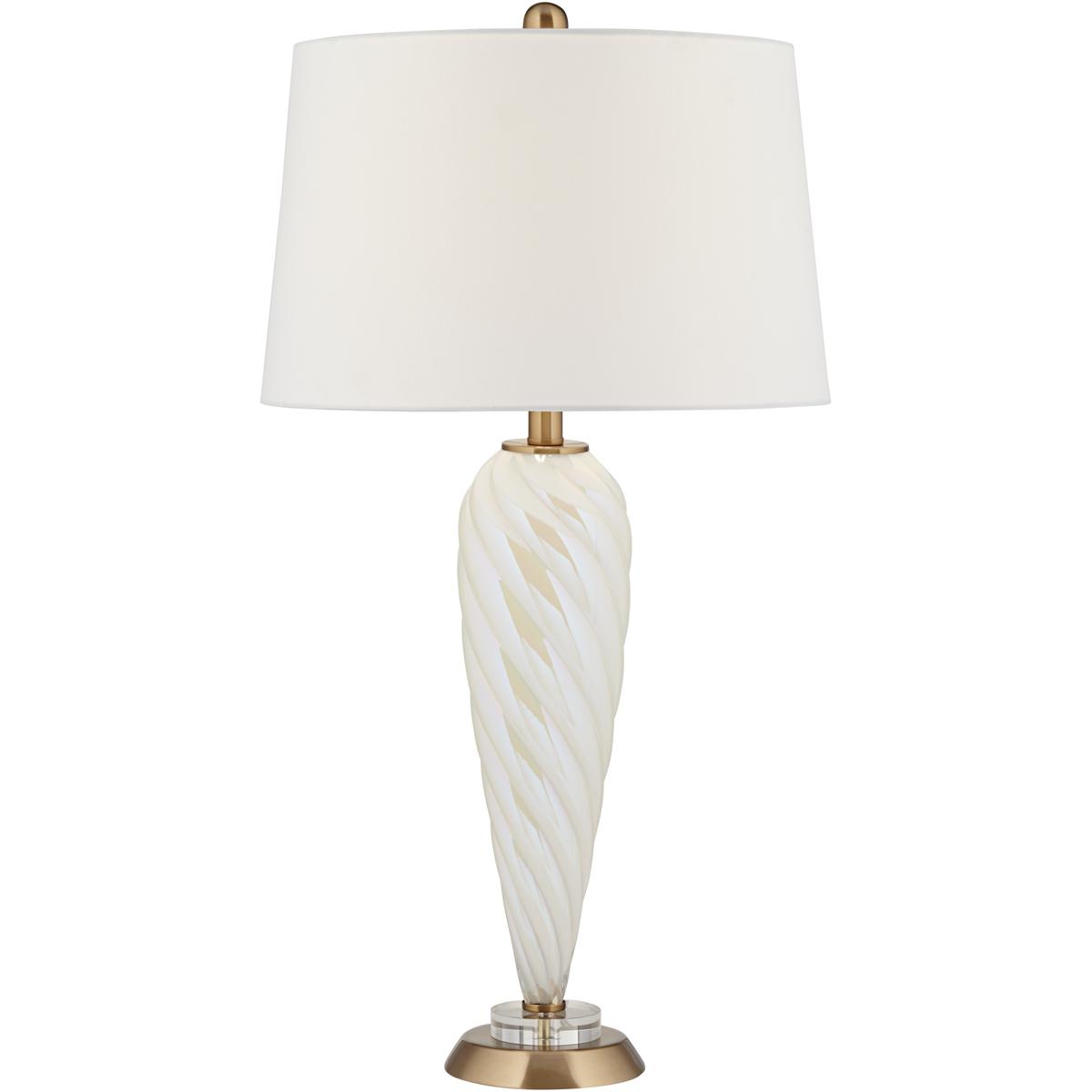 Lighting New York 821X0 Pacific Coast Spire 150.00 watt Pearlescent Table Lamp Portable Light, KI Essentials 821X0 - Open Box