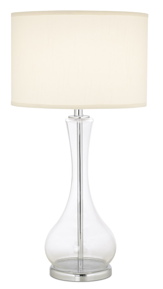 Lighting New York 87-1667-29 Pacific Coast The 007 30 inch 150 watt Clear Table Lamp Portable Light 87-1667-29 - Open Box