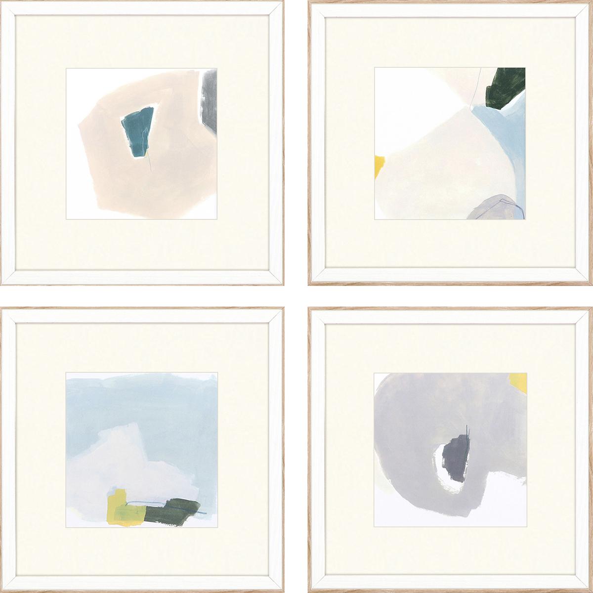 Paragon 14912 Abstract Multi and Blue and Green and Yellow Framed Art